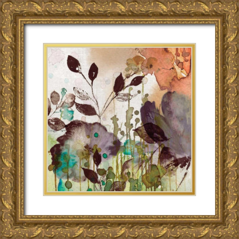 Autumn Song I Gold Ornate Wood Framed Art Print with Double Matting by Jensen, Asia