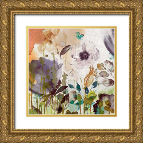 Autumn Song II Gold Ornate Wood Framed Art Print with Double Matting by Jensen, Asia