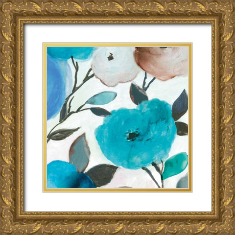 Morning Pearls II Gold Ornate Wood Framed Art Print with Double Matting by Jensen, Asia