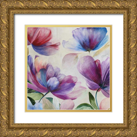 Wanting Gold Ornate Wood Framed Art Print with Double Matting by Jensen, Asia