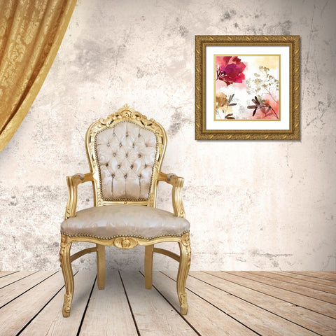 Bohemian II Gold Ornate Wood Framed Art Print with Double Matting by Jensen, Asia