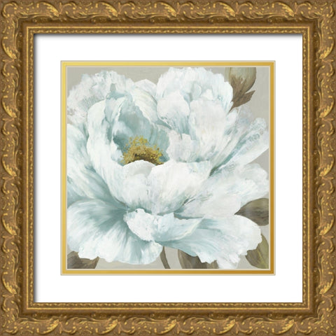 White Bud I Gold Ornate Wood Framed Art Print with Double Matting by Jensen, Asia
