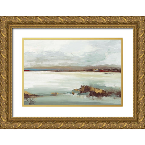 Little Country I Gold Ornate Wood Framed Art Print with Double Matting by Jensen, Asia