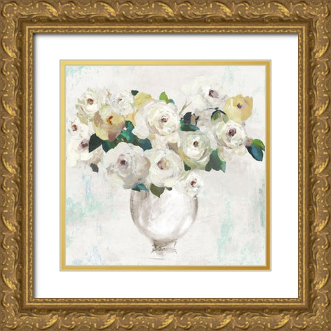 Sophistication  Gold Ornate Wood Framed Art Print with Double Matting by Jensen, Asia