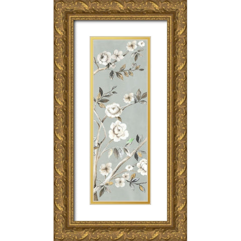 A Flower For You II Gold Ornate Wood Framed Art Print with Double Matting by Jensen, Asia