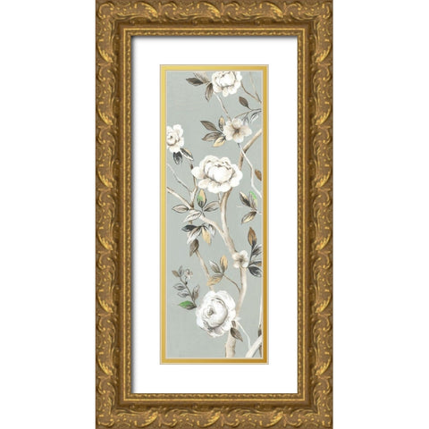 A Flower For You III Gold Ornate Wood Framed Art Print with Double Matting by Jensen, Asia
