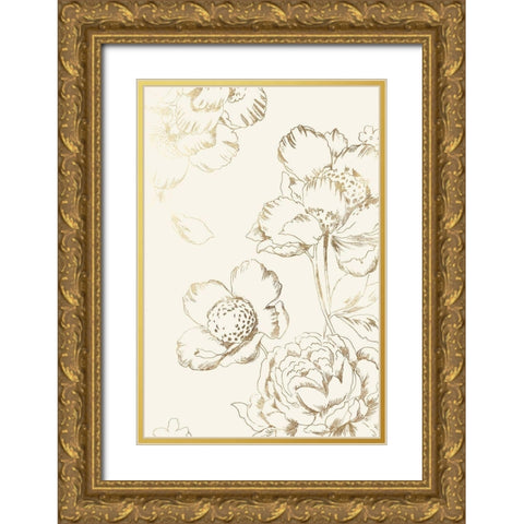 Fragile and Strong II Gold Ornate Wood Framed Art Print with Double Matting by Jensen, Asia