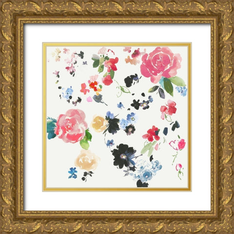 Morning Colors I Gold Ornate Wood Framed Art Print with Double Matting by Jensen, Asia