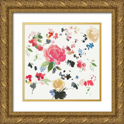 Morning Colors II Gold Ornate Wood Framed Art Print with Double Matting by Jensen, Asia