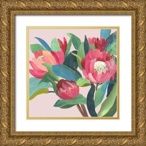 Summer Day Gold Ornate Wood Framed Art Print with Double Matting by Jensen, Asia