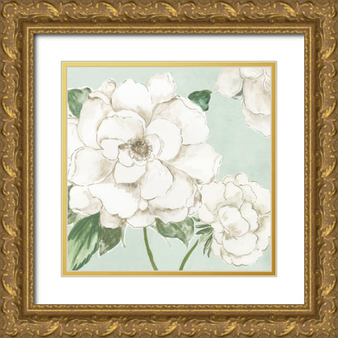 Morning Dream Gold Ornate Wood Framed Art Print with Double Matting by Jensen, Asia