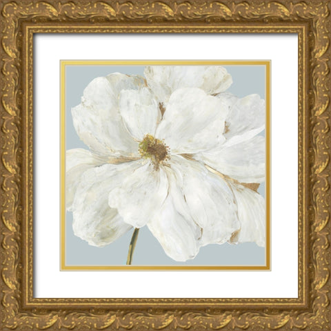 Garden Queen I Gold Ornate Wood Framed Art Print with Double Matting by Jensen, Asia