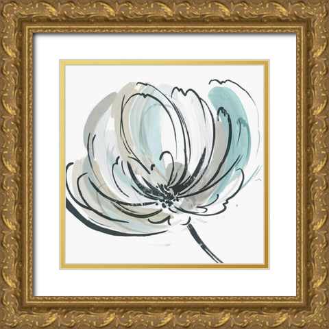 May Poem II Gold Ornate Wood Framed Art Print with Double Matting by Jensen, Asia