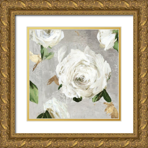 Garden Memories II Gold Ornate Wood Framed Art Print with Double Matting by Jensen, Asia