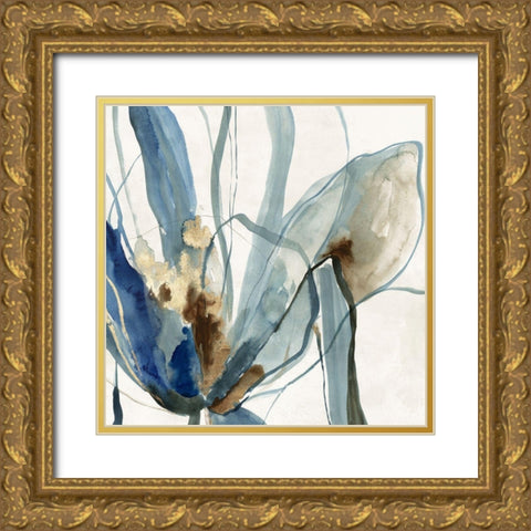 Refined II Gold Ornate Wood Framed Art Print with Double Matting by Jensen, Asia