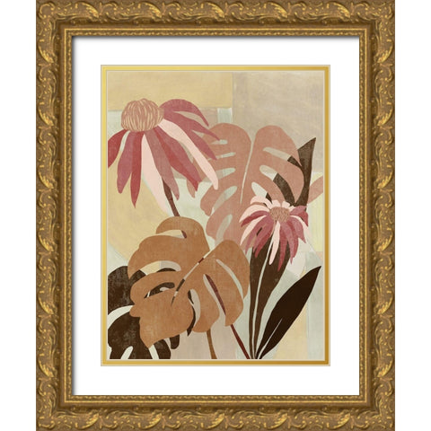 Hot Tropics II Gold Ornate Wood Framed Art Print with Double Matting by Jensen, Asia