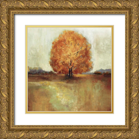 Field of Dreams Gold Ornate Wood Framed Art Print with Double Matting by Jensen, Asia