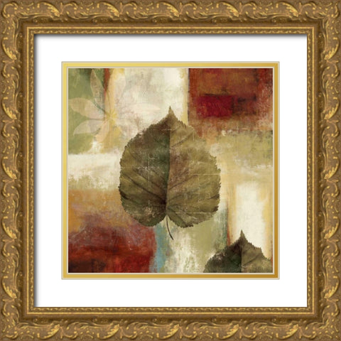 Floating Along Gold Ornate Wood Framed Art Print with Double Matting by Jensen, Asia