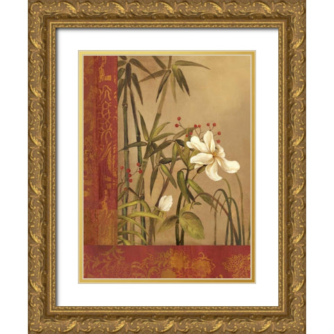 Spice Route I Gold Ornate Wood Framed Art Print with Double Matting by Jensen, Asia