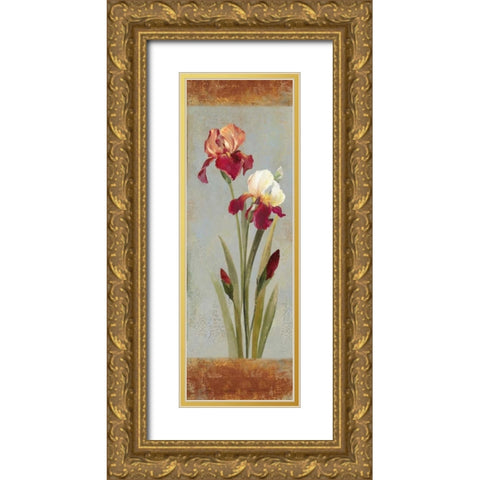 Elegante Gold Ornate Wood Framed Art Print with Double Matting by Jensen, Asia