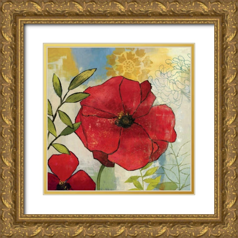 Thoughtfulness Gold Ornate Wood Framed Art Print with Double Matting by Jensen, Asia