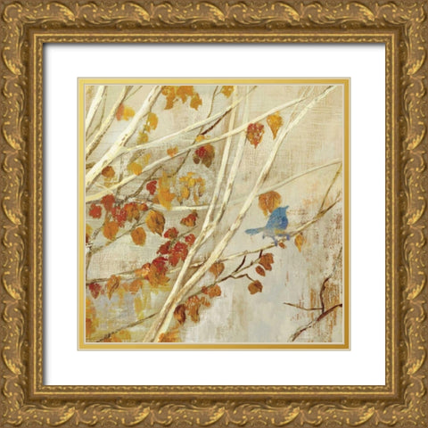 Singing I Gold Ornate Wood Framed Art Print with Double Matting by Jensen, Asia