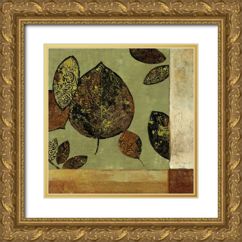 Collectibles II Gold Ornate Wood Framed Art Print with Double Matting by Jensen, Asia