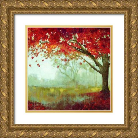 A Sense of Space I Gold Ornate Wood Framed Art Print with Double Matting by Jensen, Asia