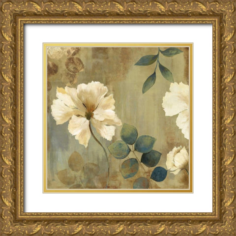 Golden Space I Gold Ornate Wood Framed Art Print with Double Matting by Jensen, Asia