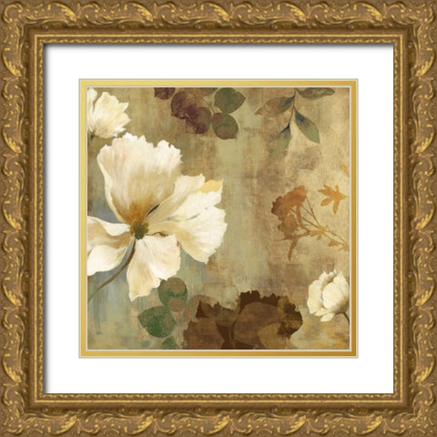 Golden Space II Gold Ornate Wood Framed Art Print with Double Matting by Jensen, Asia
