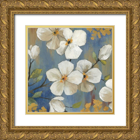En Flor II Gold Ornate Wood Framed Art Print with Double Matting by Jensen, Asia