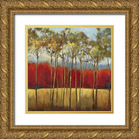 In the Horizon I Gold Ornate Wood Framed Art Print with Double Matting by Jensen, Asia