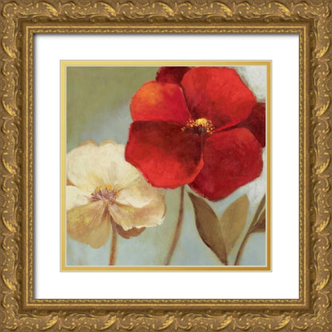 Gentleness Gold Ornate Wood Framed Art Print with Double Matting by Jensen, Asia