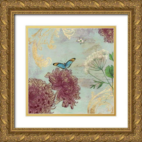 Venetian I Gold Ornate Wood Framed Art Print with Double Matting by Jensen, Asia