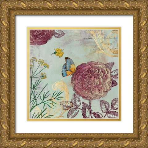 Venetian  II Gold Ornate Wood Framed Art Print with Double Matting by Jensen, Asia