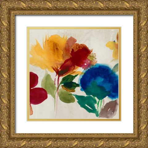 Inflorescence I  Gold Ornate Wood Framed Art Print with Double Matting by Jensen, Asia