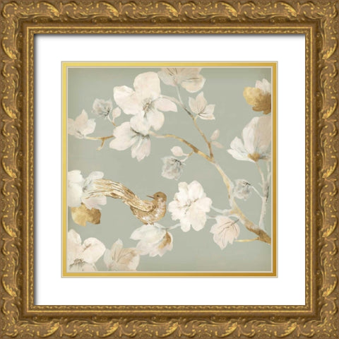 Paradise Magnolia  II Gold Ornate Wood Framed Art Print with Double Matting by Jensen, Asia