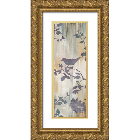 In the Mist I - Mini Gold Ornate Wood Framed Art Print with Double Matting by Jensen, Asia