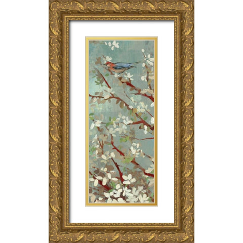 Dream of Spring II Gold Ornate Wood Framed Art Print with Double Matting by Jensen, Asia