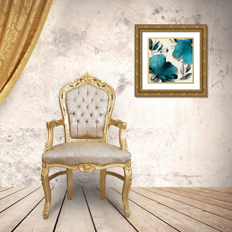 Summer Caress II Gold Ornate Wood Framed Art Print with Double Matting by Jensen, Asia