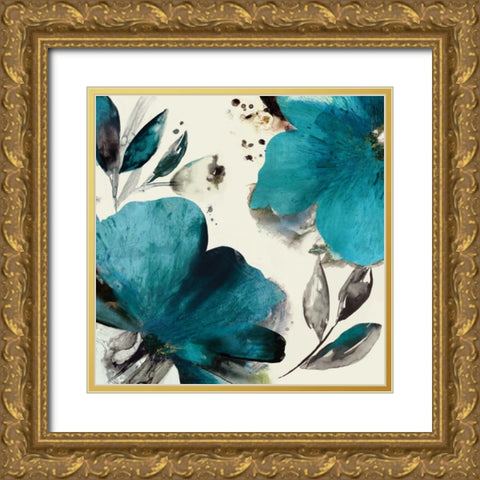 Summer Caress II Gold Ornate Wood Framed Art Print with Double Matting by Jensen, Asia