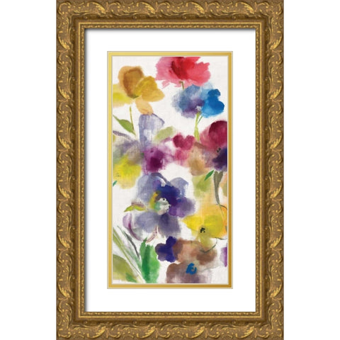 Charm II Gold Ornate Wood Framed Art Print with Double Matting by Jensen, Asia