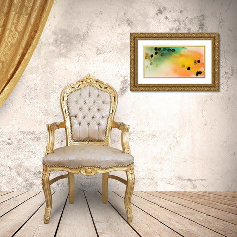 Chemical Equation Gold Ornate Wood Framed Art Print with Double Matting by McMasters, James
