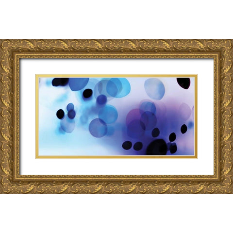 Marine Light Flasing Gold Ornate Wood Framed Art Print with Double Matting by McMasters, James