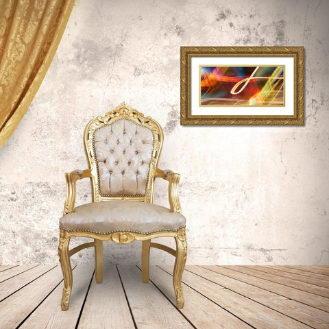 Aurora Gold Ornate Wood Framed Art Print with Double Matting by McMasters, James