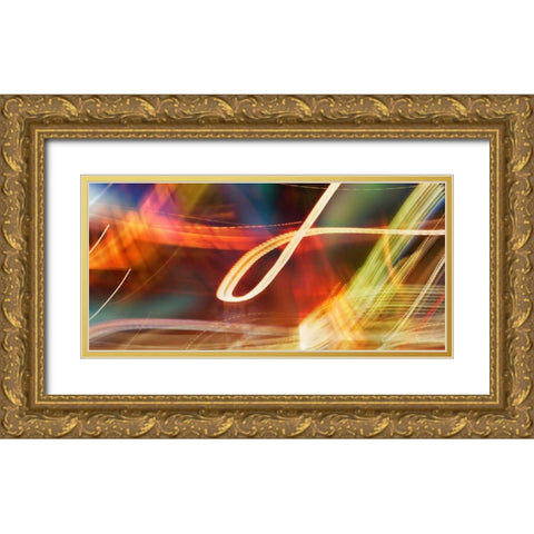Aurora Gold Ornate Wood Framed Art Print with Double Matting by McMasters, James