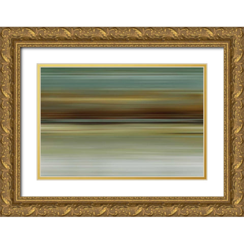 Odyssey II Gold Ornate Wood Framed Art Print with Double Matting by McMasters, James