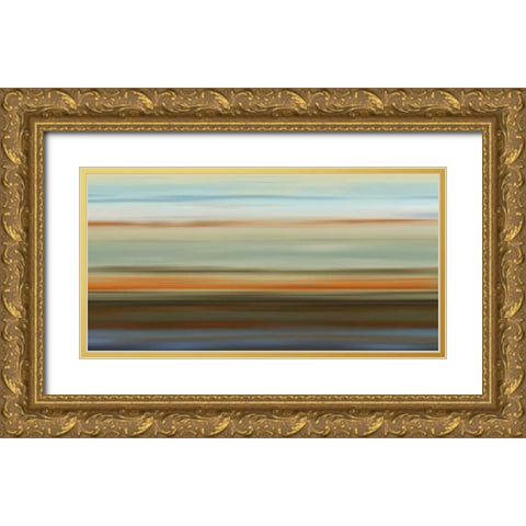 Euphoric II Gold Ornate Wood Framed Art Print with Double Matting by McMasters, James