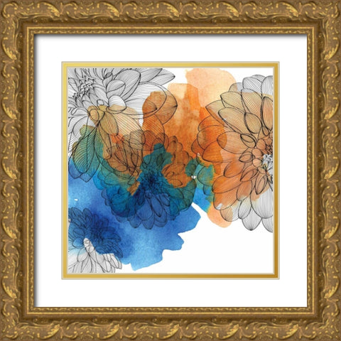 The Way it Meshes Gold Ornate Wood Framed Art Print with Double Matting by Calaguiro, Kevin