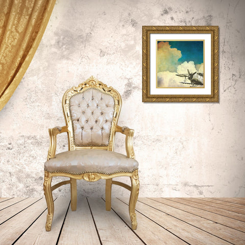 Flying High Gold Ornate Wood Framed Art Print with Double Matting by Calaguiro, Kevin